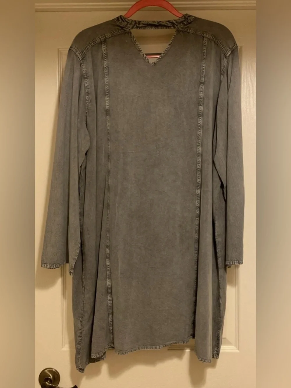Angel Heart Boutique Free Spirit Top Grey Sz 3X - Picture 6 of 10